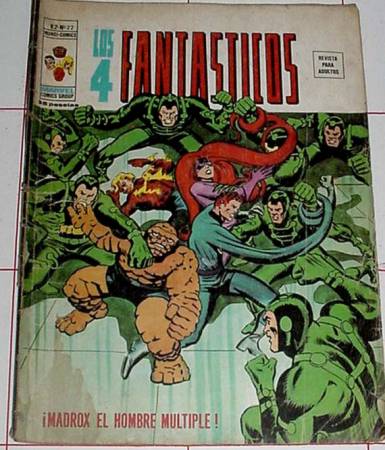 C&oacute;mics: COMIC LOS 4 FANTASTICOS EDICIONES  VERTICE - Foto 1