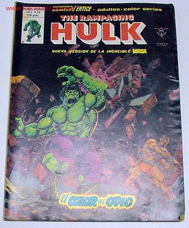 C&oacute;mics: ANTIGUO COMIC HULK - V. 1 N&ordm; 13 - EDICIONES VERTICE - Foto 1