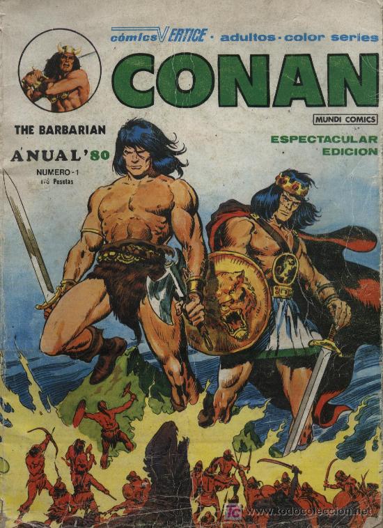 C&oacute;mics: CONAN - ANUAL &acute;80 - N&ordm;: 1 - V&Eacute;RTICE 1.979 - Foto 1