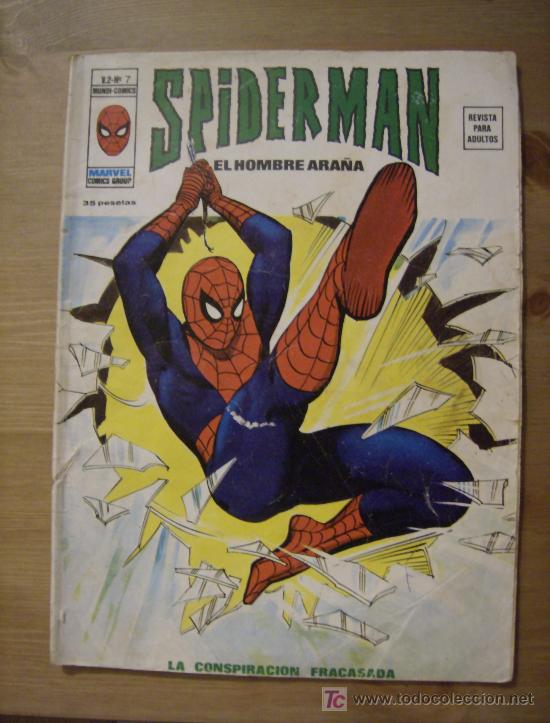C&oacute;mics: Spiderman vol.II n&ordm; 7. V&eacute;rtice, 1974. - Foto 1