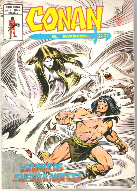 C&oacute;mics: CONAN EL BARBARO -NUMERO 3-SOMBRAS SUSURRANTES - Foto 1