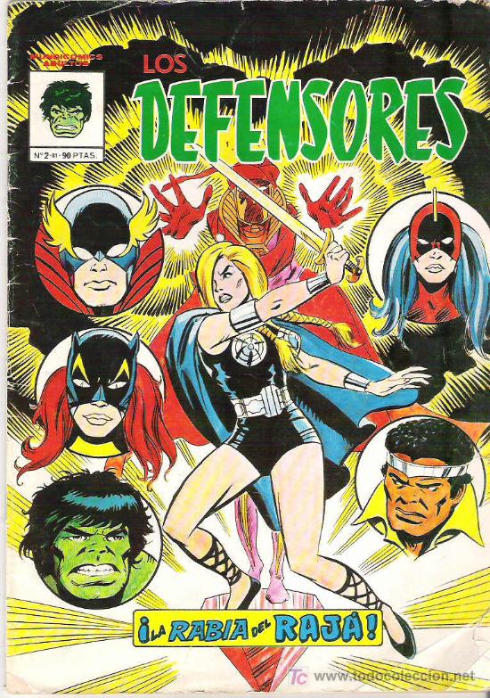 C&oacute;mics: LOS DEFENSORES - N&ordm; 2 EDICIONES VERTICE 1981 - Foto 1