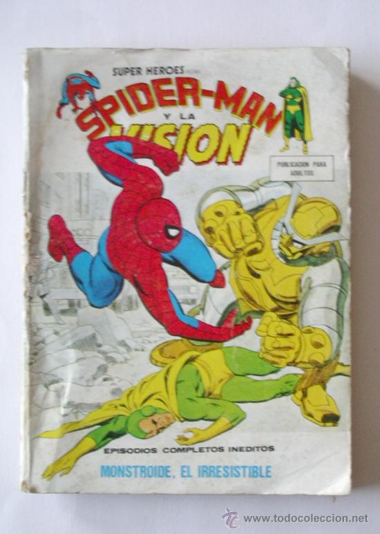 C&oacute;mics: Super Heroes Spiderman y la Visi&oacute;n n&ordm; 10 (Monstroide, El Irresistible) - Foto 1