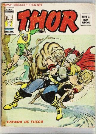C&oacute;mics: Thor V&eacute;rtice Vol. 2 N&ordm; 7 Conway / Buscema (1975) - Foto 1