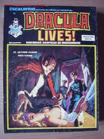 C&oacute;mics: ESCALOFR&Iacute;O N&ordm; 32. DR&Aacute;CULA LIVES!. V&Eacute;RTICE - Foto 1