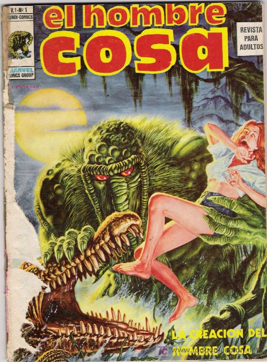C&oacute;mics: Hombre Cosa Vol. 1 N&ordm; 1 V&eacute;rtice (1975) - Foto 1