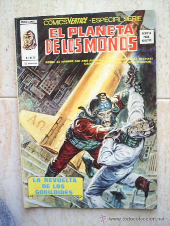 C&oacute;mics: EL PLANETA DE LOS SIMIOS-V.2-N.28-1979-EDICIONES VERTICE - Foto 1