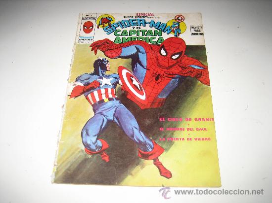 C&oacute;mics: SUPERHEROES - N&ordm;5 - SPIDERMAN Y EL CAPITAN AMERICA - Foto 1