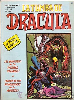 C&oacute;mics: ESCALOFRIO PRESENTA  LA TUMBA DE DRACULA N&ordm; 3 VOLUMEN 2  EDITORIAL VERTICE - Foto 1