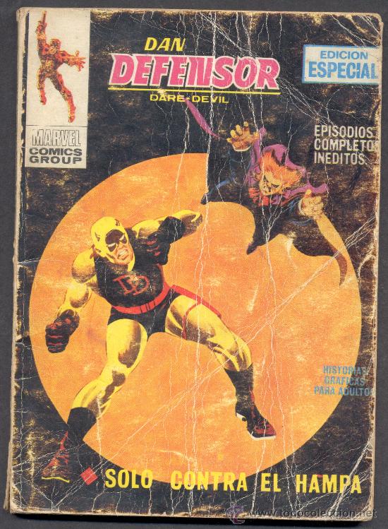 C&oacute;mics: DAN DEFENSOR EDICION ESPECIAL MARVEL SOLO CONTRA EL HAMPA - Foto 1