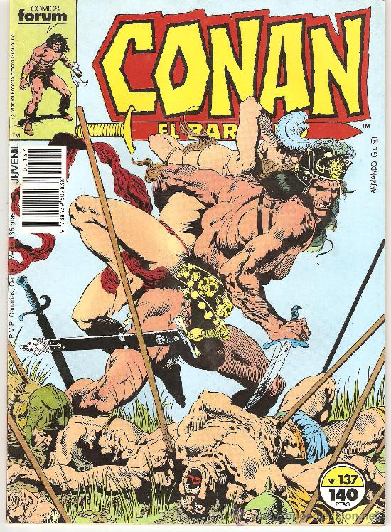C&oacute;mics: CONAN EL BARBARO N&ordm; 137, EDITORIAL PLANETA DE AG. - Foto 1