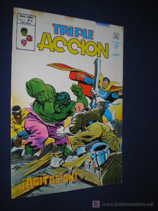 C&oacute;mics: TRIPLE ACCION VOL. 1. N&ordm; 12 - EDICIONES VERTICE 1979 - Foto 1