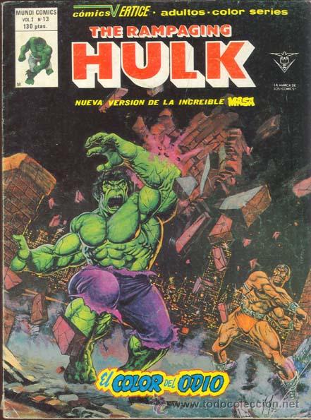 C&oacute;mics: THE RAMPAGING HULK (LA MASA) VOL. 1 NUMERO 13 - Foto 1