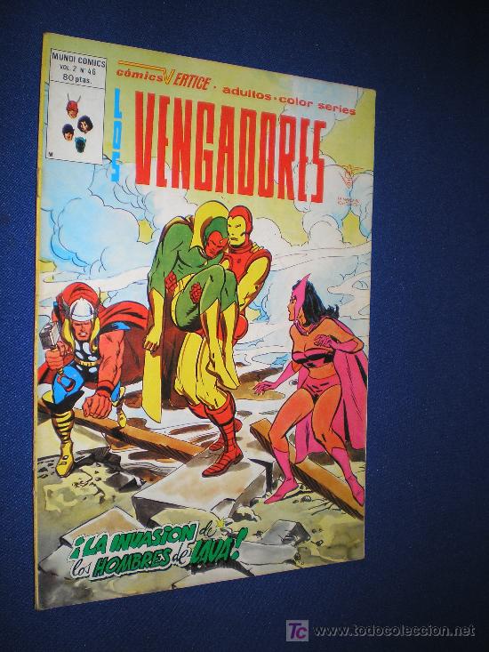 C&oacute;mics: LOS VENGADORES V.2. N&ordm; 46 - EDICIONES VERTICE 1980 - Foto 1