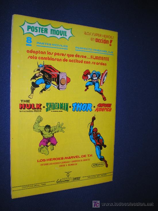 C&oacute;mics: LOS VENGADORES V.2. N&ordm; 49 - EDICIONES VERTICE 1980 - Foto 2