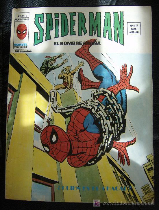 C&oacute;mics: Spiderman vol.2 n&ordm; 10. V&eacute;rtice, 1974. - Foto 1