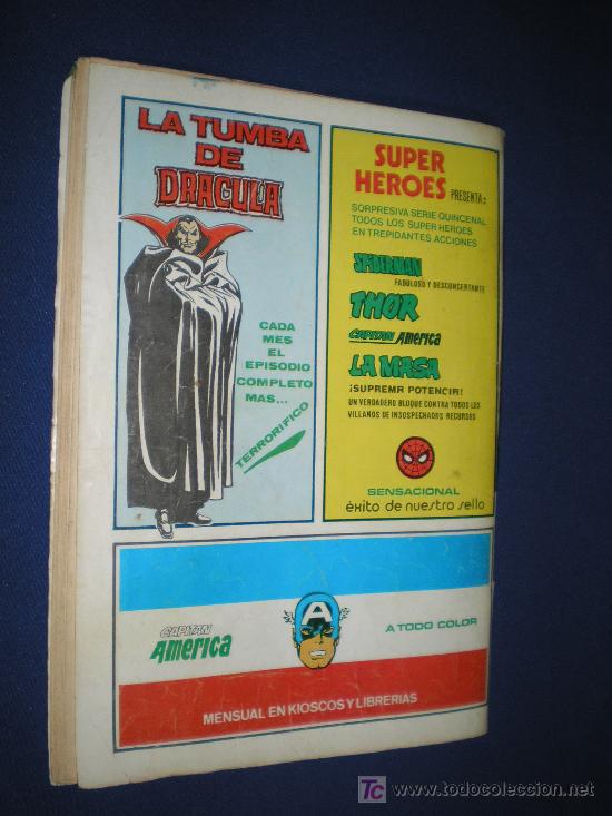 C&oacute;mics: SPIDERMAN Y LA PANTERA NEGRA V.2 N&ordm; 123 - EDICIONES VERTICE 1974 - Foto 6