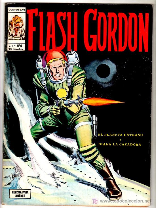 C&oacute;mics: FLASH GORDON V-1 N&ordm; 6, VERTICE 1974, 60 PAGINAS, - Foto 1