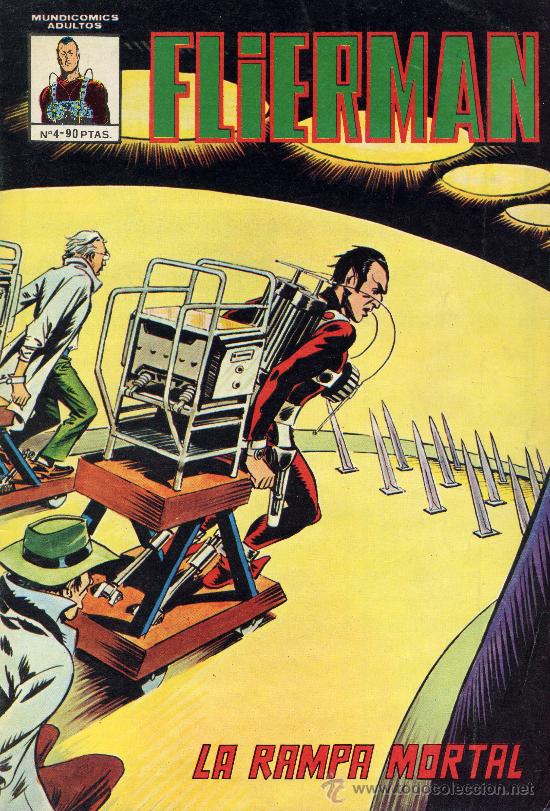 C&oacute;mics: Flierman n&ordm;4 (Edit. V&eacute;rtice, 1981). Antiguo personaje de Spider - Foto 1