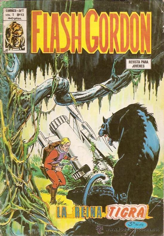 C&oacute;mics: FLASH GORDON VOLUMEN 1 N&ordm; 43 EDICIONES VERTICE - Foto 1