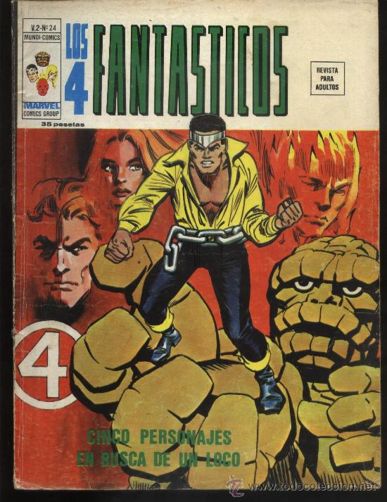 C&oacute;mics: V-2  LOS CUATRO FANTASTICOS N&ordm; 24 - Foto 1