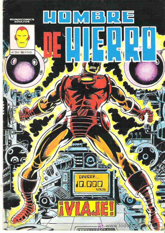 C&oacute;mics: hombre de hierro - n&ordm; 3 vertice 1981 bueno - Foto 1