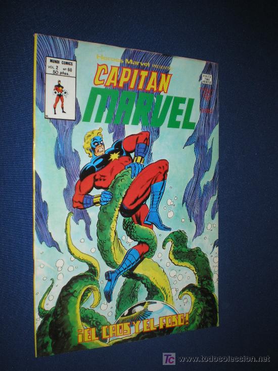 C&oacute;mics: HEROES MARVEL. CAPITAN MARVEL VOL. 2. N&ordm; 60 - VERTICE 1979 - Foto 1