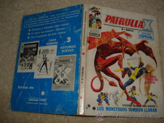C&oacute;mics: VERTICE VOL. 1 PATRULLA X N&ordm; 28 EN - Foto 4