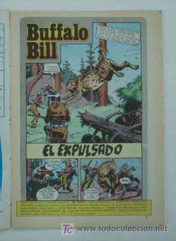C&oacute;mics: BUFFALO BILL. EL EXPULSADO. N&ordm; 3. (ED. VERTICE). 1981. - Foto 2