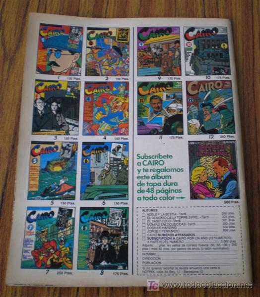 C&oacute;mics: CAIRO .. N&ordm; 13 .. Feb 1983 - Foto 2