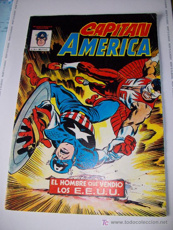 C&oacute;mics: Ediciones Vertice/  CAPITAN AMERICA, n&ordm;  4 - Foto 1