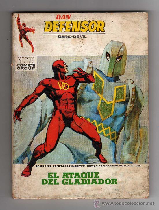 C&oacute;mics: DAN DEFENSOR - DARE-DEVIL, MARVEL COMICS GROUP, NUM. 37 , 1972, 126 PAG - Foto 1