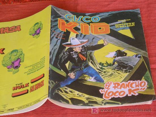 C&oacute;mics: **COMIC,---CISCO KID---(EL RANCHO LOCO K) EDICIONES VERTICE A&Ntilde;OS 80** - Foto 2