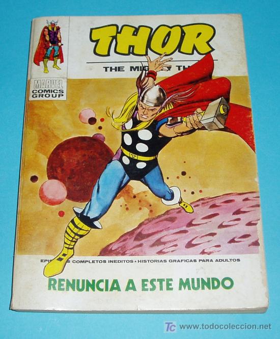 C&oacute;mics: RENUNCIA A ESTE MUNDO. THOR N&ordm; 29. MARVEL COMICS GROUP. EDIT. VERTICE. 1973 - Foto 1
