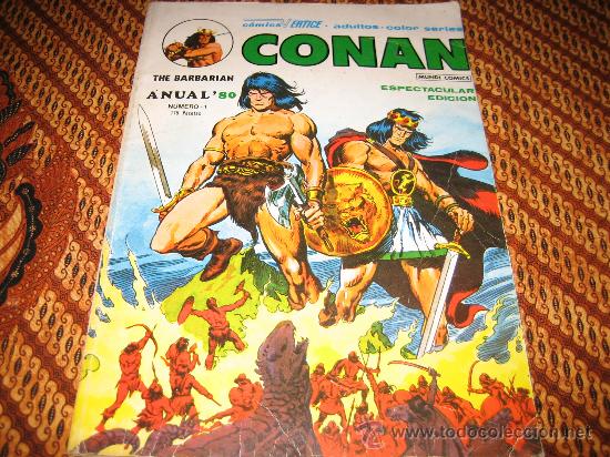C&oacute;mics: CONAN THE BARBARIAN - ANUAL 80 - VERTICE - Foto 1
