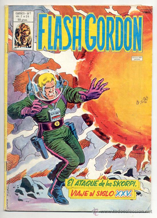 C&oacute;mics: FLASH GORDON - VOL.2 N&ordm; 24 - EDICIONES VERTICE. - Foto 1