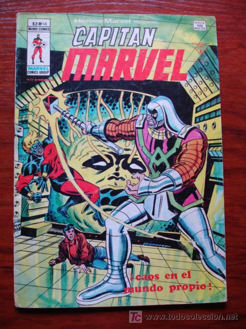 C&oacute;mics: CAPITAN MARVEL V.2 N&ordm; 46 VERTICE &iexcl;CAOS EN EL MUNDO PROPIO! VERTICE - Foto 1