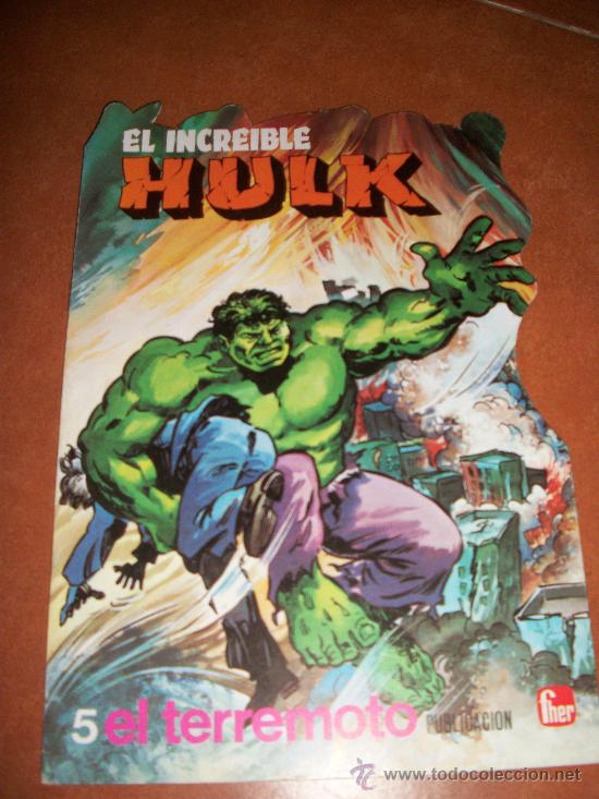 C&oacute;mics: TROQUELADO EL INCREIBLE HULK N&ordm; 5 EDITORIAL FHER 1981 - Foto 1