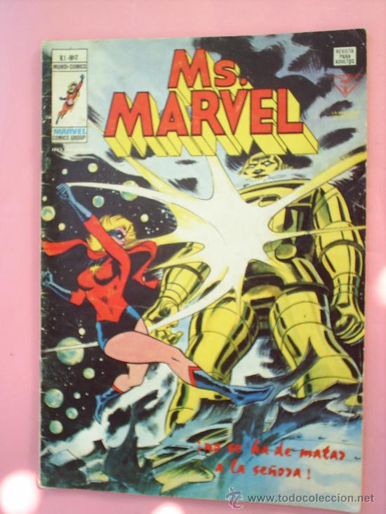 C&oacute;mics: Ms. MARVEL NUMERO 2 V.1 MUNDI COMICS EDITORIAL VERTICE 1978 - Foto 1