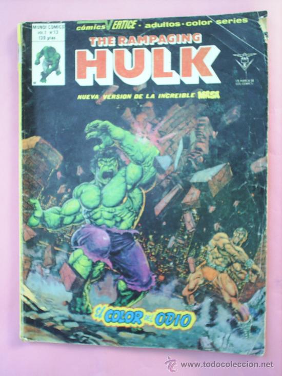 C&oacute;mics: COMICS VERTICE THE RAMPAGING HULK N.13 V.1,1980 - Foto 1