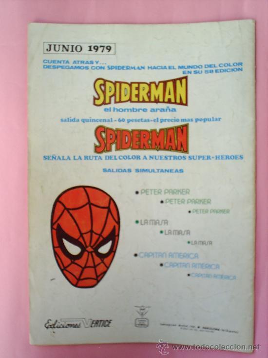 C&oacute;mics: THOR NUMERO45 V.2 MUNDI COMICS EDITORIAL VERTICE 1978 - Foto 2