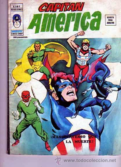 C&oacute;mics: COMIC VERTICE CAPITAN AMERICA N&ordm; 9 VOL.3 - Foto 1