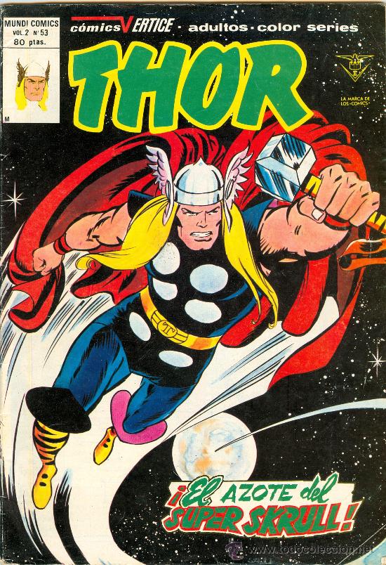 C&oacute;mics: Thor. V. 2. N&uacute;meros 48 y 53. Ed. V&eacute;rtice. Mundi C&oacute;mics. - Foto 1
