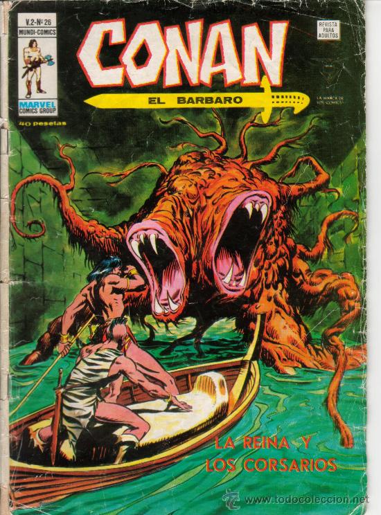 C&oacute;mics: C&Oacute;MIC V&Eacute;RTICE VOL. 2 CONAN, EL B&Aacute;RBARO N&ordm; 26. 1976. - Foto 1