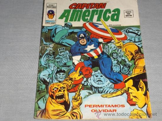 C&oacute;mics: V&Eacute;RTICE VOL. 3 CAPIT&Aacute;N AM&Eacute;RICA N&ordm; 7. 35 PTS. 1976. - Foto 1