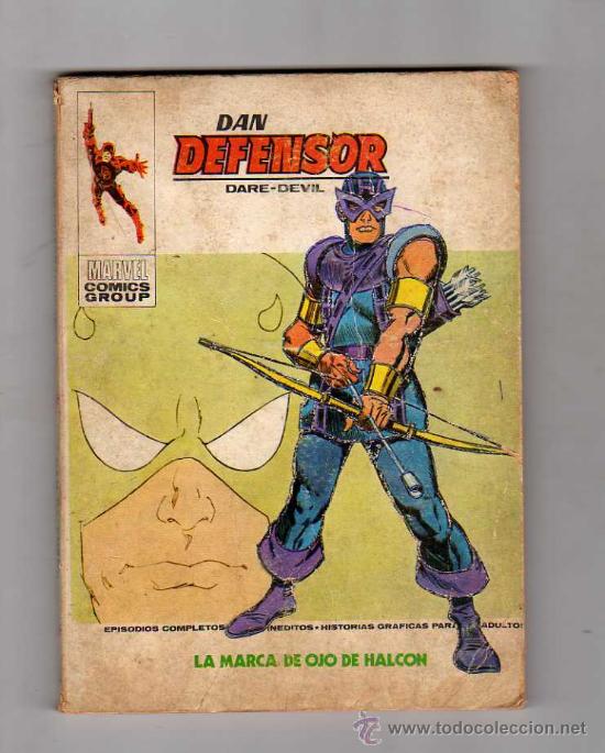 C&oacute;mics: (M-1) DAN DEFENSOR , LA MARCA DE OJO DE HALCON, NUM 44, EDICIONES VERTICE 1973 - Foto 1