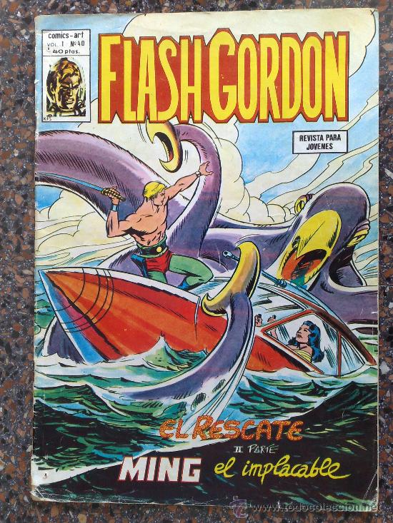 C&oacute;mics: flash gordon volumen 1 n&ordm; 40. comics art vertice. - Foto 1