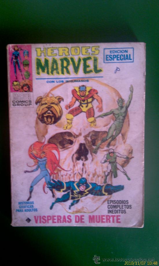 C&oacute;mics: Heroes Marvel. N&ordm; 6. Visperas de muerte. Vertice - Foto 1