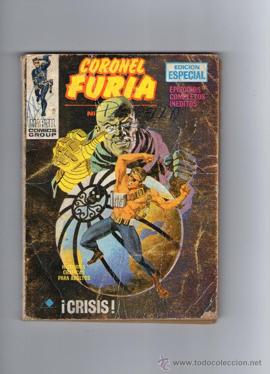 C&oacute;mics: CORONEL FURIA - N&ordm; 15 - &rdquo;&iexcl;CRISIS!&rdquo; - EDICIONES VERTICE - A&ntilde;o 1972. - Foto 1