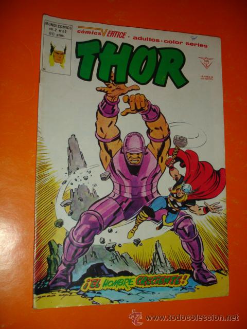 C&oacute;mics: THOR VOL 2 N&ordm; 52 &iexcl; EL HOMBRE CRECIENTE ! VERTICE - Foto 1